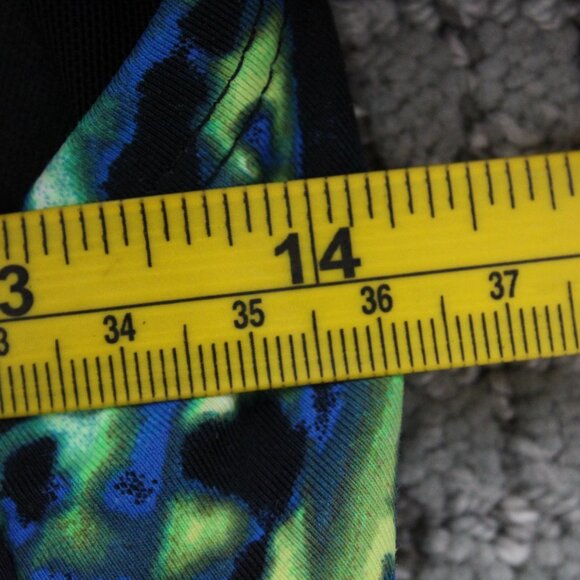 It Figures Swim Top Womens Size 8 Multicolor Leopard All Over Print Sleeveless - Picture 8 of 9